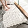Square Shower Mat Extra Large Non Mat For Elderly & Kids Bathroom Drain