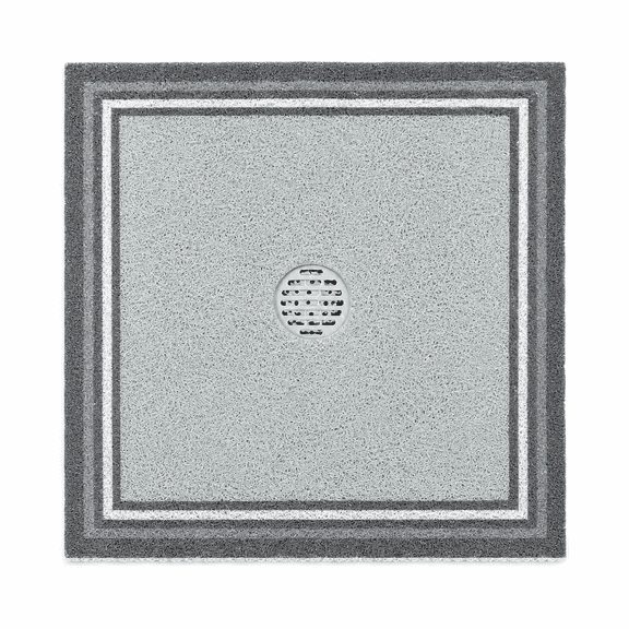 Square Shower Mat Non Slip: 32x32 Inch Extra Large Shower Mats for Inside Shower, Anti Slip Shower Floor Mat, Loofah Shower Stall Mats, Non Slip Shower Mat with Drain Hole in Middle