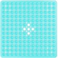 thumbnail image 1 of Square Shower Mat Non-Slip Bath Mat Anti-Mildew Shower Non-Slip Bath Mat with Drainage Holes, Anti-Bacterial Shower Insert 53 x 53 cm, Machine Washable, Green, 1 of 5