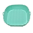 thumbnail image 1 of Square Silicone Air Fryer Liners Reusable Air Fryer Pot Accessories, Non-Stick, Heat-Resistant, Easy to Clean, Perfect for Healthy Cooking, Microwave and Oven Safe, 1 of 9