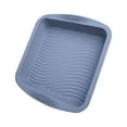 thumbnail image 1 of Square Silicone Cake Pan, Torqee 8x8 Inch Non-Stick Baking Mold, Multi-Purpose Bakeware, for Baking Supplies, Homemade Treats and Kitchen Use, Grey, 1 of 6