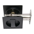 thumbnail image 1 of Square Sliding Door Lock Privacy Barn Pocket Door Entry Lock Zinc Alloy Latch Black, 1 of 7
