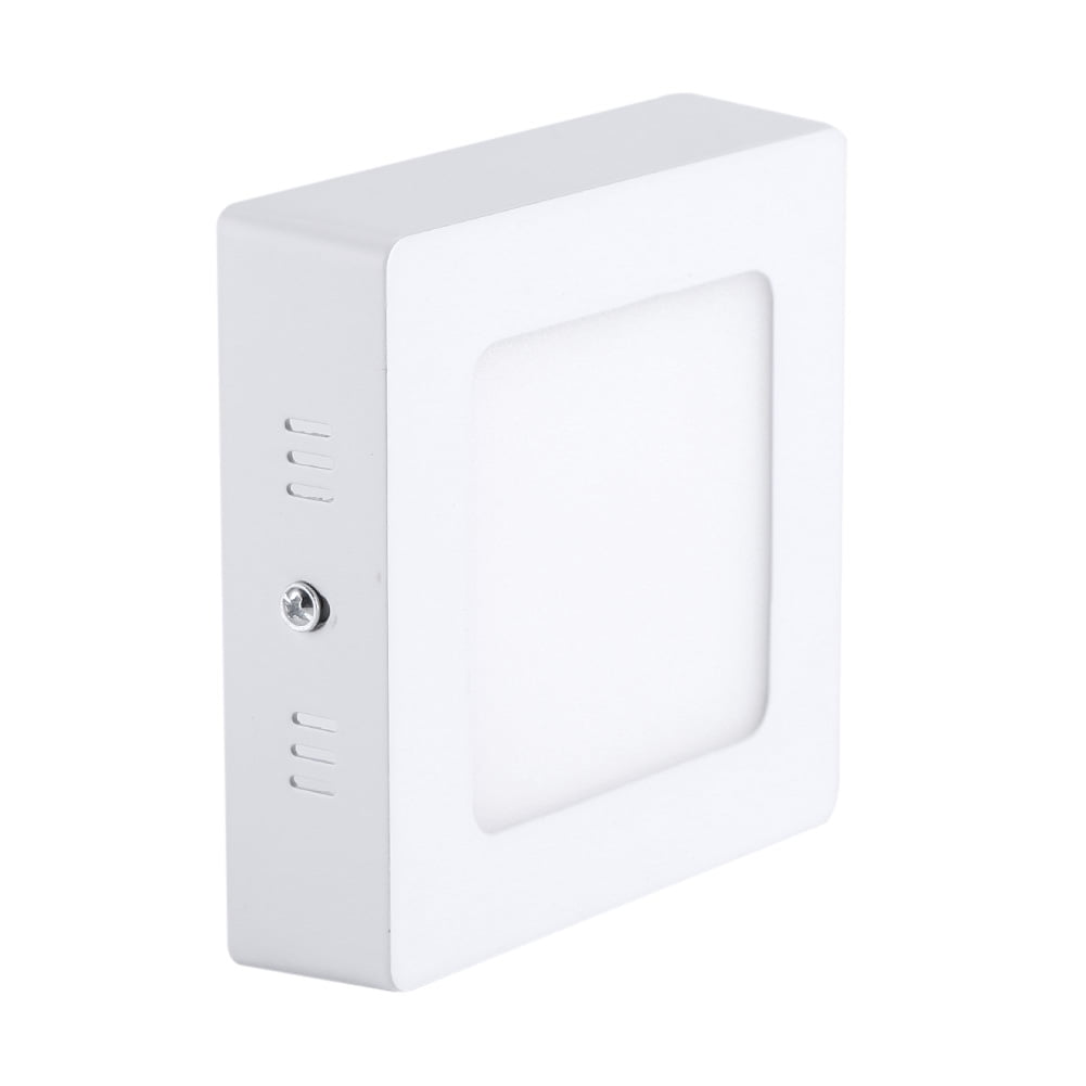 Square Slim LED Ceiling Panel Light, 18W Warm White Surface Mounted ...
