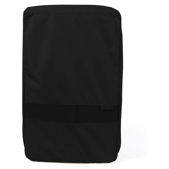 Square Smoker Cover - Weather Resistant Outdoor Cover, Extra Large Water-Resistant Covers for Outside Smoker, 300D Polyester, 27W x 20D x 40H, Black