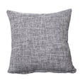 thumbnail image 1 of Square Sofa Plush Cushion, Office Chair Waist Pillow Linen Decorative, Sofa Plush Pillows Creative Throw Pillows (Gray,17.7"×17.7"), 1 of 6