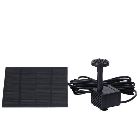 Square Solar Fountain Light Floating Water Pump Garden Pond Landscape Submersible Sprayer ,Multi Nozzle Garden Decor