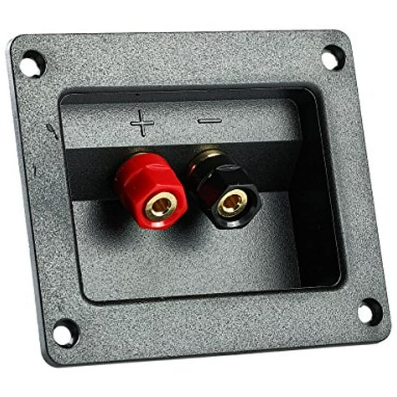 Square Speaker Input Terminal Insert Cable Wire Audio bass Connector Plate