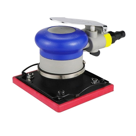 Square Specifications , 100 * 110 Mm Clip-on Flanged Chassis Pneumatic Polishing Machine High Viscous Sand Paper Machin ,Easy Operation