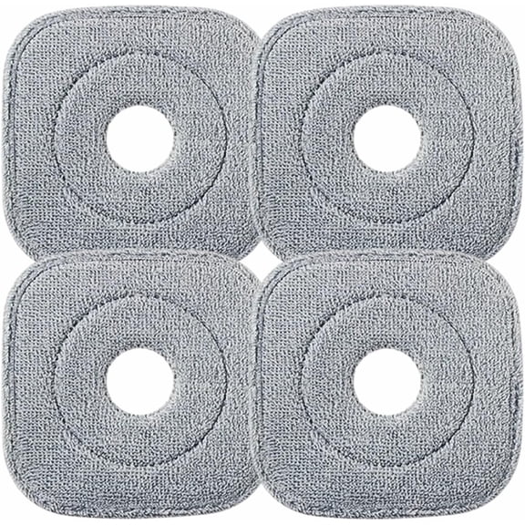 Square Spin Mop Head Replacement 4PCS