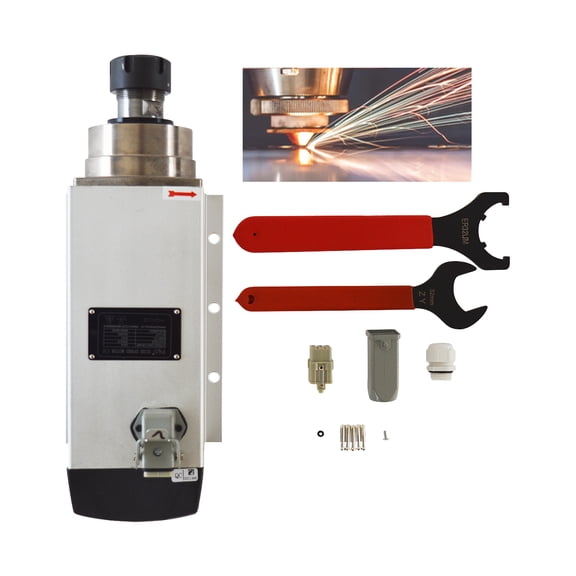 Square Spindle Motor with Flange 4.5KW ER32 220V