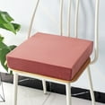thumbnail image 1 of Square Sponge Cushion Foam Core Velvet, Square Cushions Outdoor, Chair Cushion Seat Pad Square Chair Cushion, Non Slip Chair Pads 40*40cm, 1 of 5