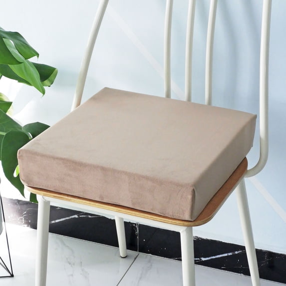 Square Sponge Cushion Foam Core Velvet, Square Cushions Outdoor, Non Slip Chair Pads With Ties, Square Cushion For Stool, Square Cushions For Patio Chairs 40*40cm
