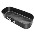 thumbnail image 1 of Square Springform Cake Baking Pans: Non-Stick Cheesecake/Tiramisu Pan with Removable Bottom, Quick Release Latch Bakeware Leakproof Bread Loaf Pan, 12.2" x 4.33" x 2.7", 1 of 7