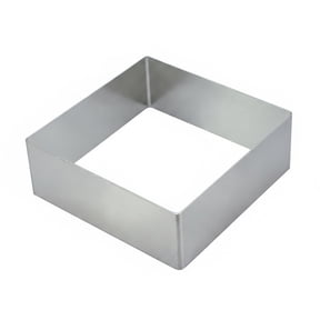 Square Stainless Steel Cake Mold Mousse Ring for Baking and Desserts