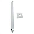 thumbnail image 1 of Square Stainless Steel Top Shower Arm Pipe Wall Mount for Bathroom Ceiling Shower Head (40 Cm), 1 of 9