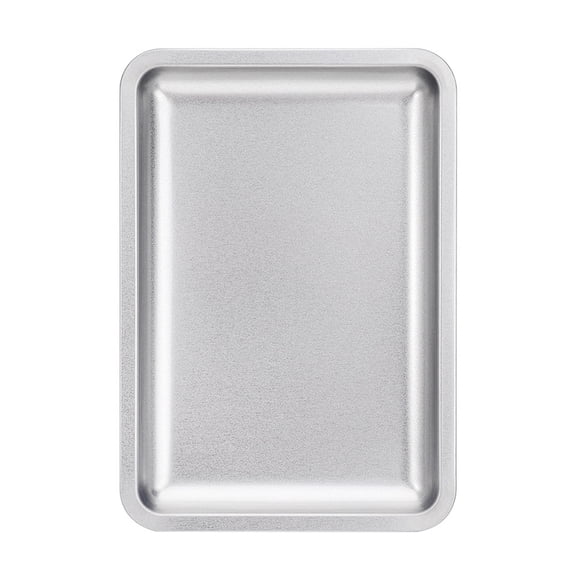 Square Stainless Steel Tray For Jewelry Nail Tools Cosmetics Durable Metal Organizer For Home Or Salon Use