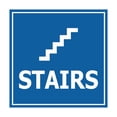 thumbnail image 1 of Square Stairs Sign (Blue) - Small, 1 of 1