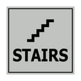 thumbnail image 1 of Square Stairs Sign (Lt Gray) - Small, 1 of 1