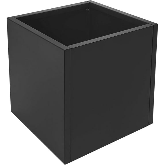 Square Steel Planter Box - Heavy Duty Metal Container for Indoor/Outdoor , Flowers or Shrubs