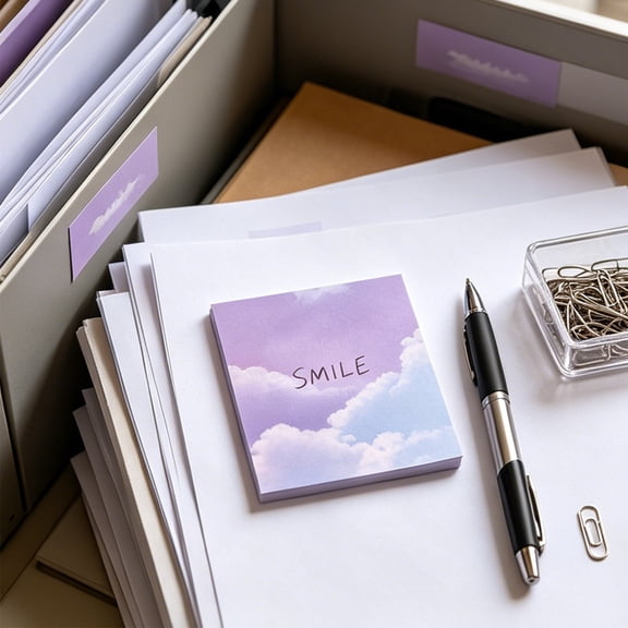 Square Sticky Notes Colorful Memo Pads Stationery Set Bold Vibrant Colors And Secure Adhesive Backing for Office Messages Study Reminders and Desk Decoration