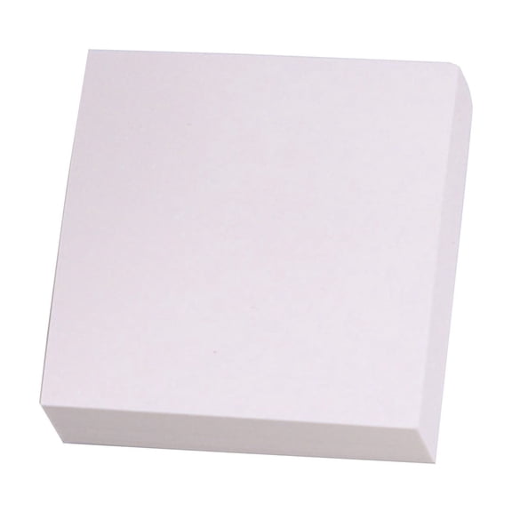Square Sticky Notes Pad, 2.9 x 2.9 in Self Stick Memo Notes for Office Home Desk Reminders, White