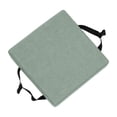 thumbnail image 1 of Square Stool Cushion Memory Foam 9.8 Inch Anti-Slip Seat Cushions with Ties Thickened 2 Inch Washable Chair Pad Removable Cover Breathable for Dining, Kitchen, Bar Chairs, 1 of 5