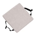 thumbnail image 1 of Square Stool Cushion Memory Foam 9.8 Inch Anti- Seat Cushions with Ties Thickened 2 Inch Washable Chair Pad Removable Cover Breathable for Dining, Kitchen, Bar Chairs, 1 of 5