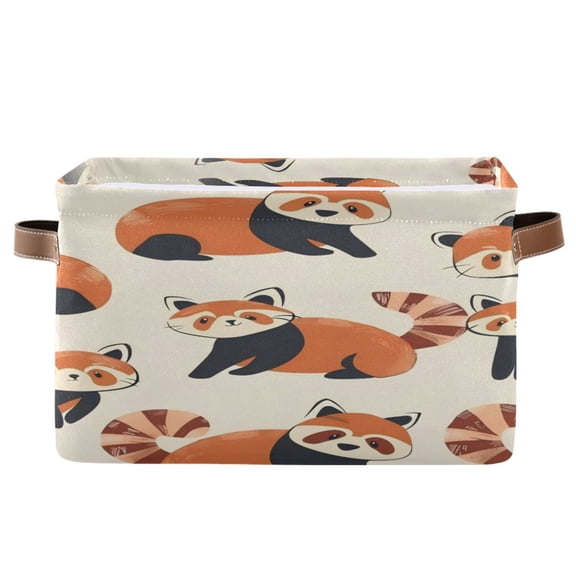 Square Storage Basket 14.2*10.2*8.3 Inch One Sizex1 Shelf Basket Open Home Storage Bins Bedroom Storage Basket Closet Storage Stylish Decor Orange Civet