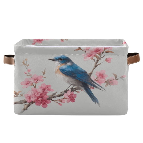 Square Storage Basket Home Storage Bins Bedroom Storage Basket Closet Storage Fashionable and Durable Bird