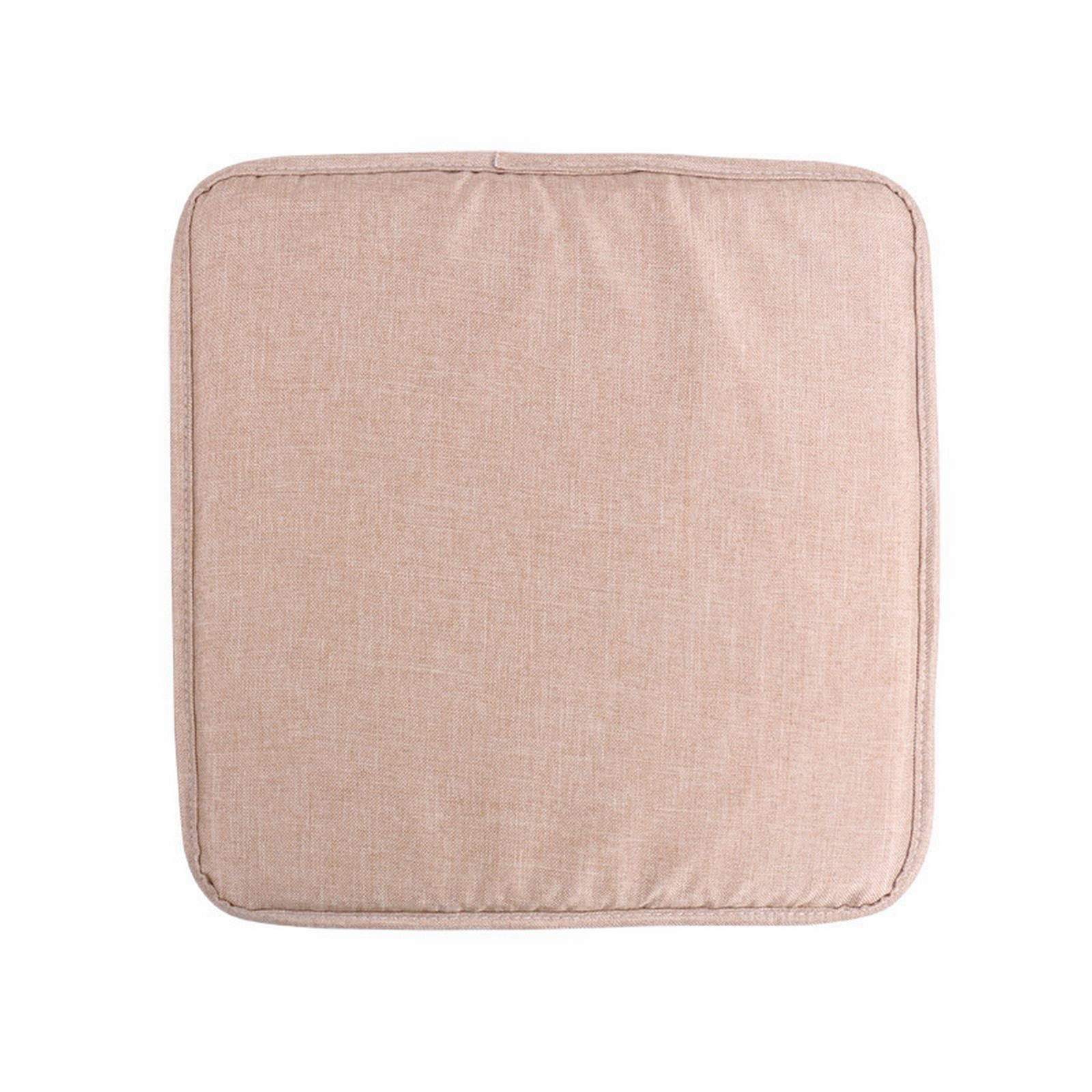 Square Strap Garden Chair Pads Seat Cushion For Outdoor Bistros Stool Patio Dining Room Linen