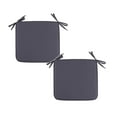 thumbnail image 1 of Square Strap Garden Chair Pads Seat Cushion For Outdoor Bistros Stool Patio Dining Room Practical 2PCS, 1 of 5