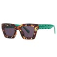 thumbnail image 1 of Square Sunglasses Modern Retro Style PC Frame and Lenses for Enhanced Durability and Style  UV Protection for Outdoor Activities, 1 of 2