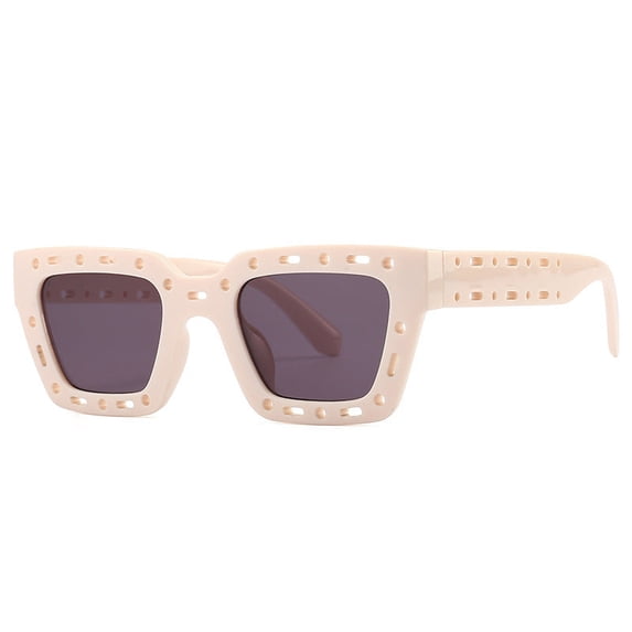 Square Sunglasses Modern Retro Style PC Frame and Lenses for Enhanced Durability and Style UV Protection for Outdoor Activities