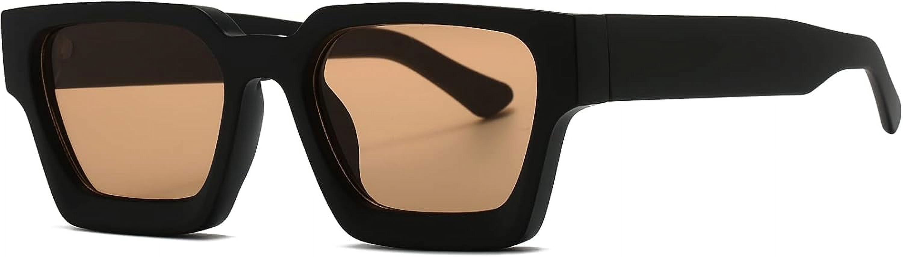 Square Sunglasses for Women Men Square Thick Frame Sun  display picture 1