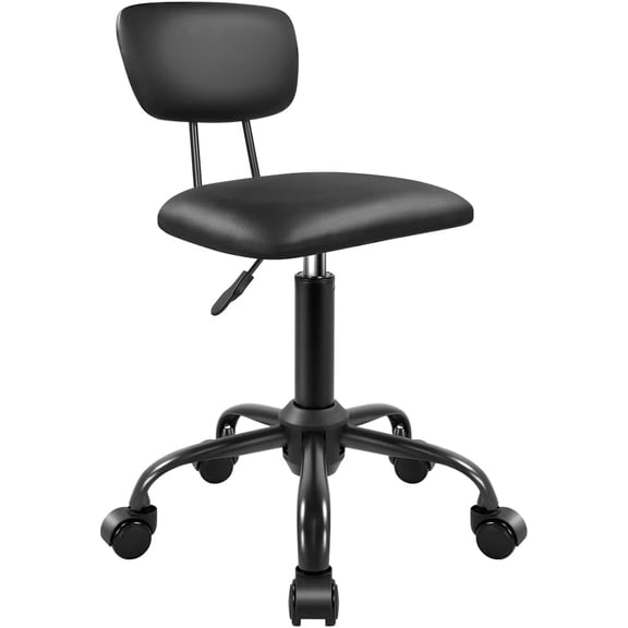 Square Swivel Stool with Wheels Height Adjustable Stools for Home Work Drafting SPA Massage Shop Cost-Effective Rolling Stool Chair