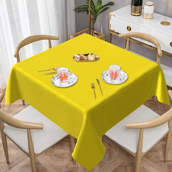 Square Table Cloth, Tablecloth Washable Dinng Table Covers Decorative for Kitchen & Table Linens 60" x 60"