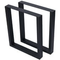 thumbnail image 1 of Square Table Legs 28X 28" ,Wide Metal Table Legs , Heavy Duty Steel Desk Legs Table Leg Dining Table Legs Coffee Desk Leg, Set of 2,, 1 of 10