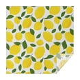 thumbnail image 1 of Square Tablecloth 42x42 Inch – Waterproof Polyester Printed Table Cover, Wrinkle Resistant & Washable for Kitchen Dining Picnic Party Decor, Single-v4-15, White, 1 of 6