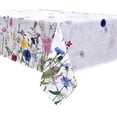 thumbnail image 1 of Square Tablecloth 52×52 Inch Spring Green Leaf Table Cloth Small cloth Tablecloths Indoor Outdoor Washable Wrinkle Free Stain Resistant Waterproof Fabric Table Cover for Square Tables Kitchen Dining, 1 of 6