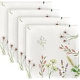 thumbnail image 1 of Square Tablecloth 52×52 Inch Spring Table Cloth Small Floral Cloth Tablecloths Indoor Outdoor Washable Wrinkle Free Stain Resistant Waterproof Fabric Table Cover for Square Tables Kitchen Dining Room, 1 of 6