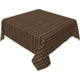 thumbnail image 1 of Square Tablecloth 52 x 52 Inch, Brown Glen Plaid Tablecloth Square Washable Table Covers Table Topper Cover for Buffet Table, Parties, Holiday Dinner, Wedding, 1 of 8