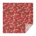 thumbnail image 1 of Square Tablecloth 52x52 Inch – Waterproof Polyester Printed Table Cover, Wrinkle Resistant & Washable for Kitchen Dining Picnic Party Decor, Single-v4-15, White, 1 of 6