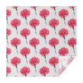 thumbnail image 1 of Square Tablecloth 52x52 Inch – Waterproof Polyester Printed Table Cover, Wrinkle Resistant & Washable for Kitchen Dining Picnic Party Decor, Single-v4-15, White, 1 of 6
