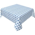 thumbnail image 1 of Square Tablecloth 60 x 60 Inch, Blue White Gingham Square Table Covers Water Resistant Table Cloth Polyester Table Cover for Kitchen Dinning Tabletop Outdoor, 1 of 8