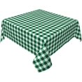 thumbnail image 1 of Square Tablecloth 60 x 60 Inch, Classic Green Buffalo Plaid Square Tablecloth Soft Table Cover Polyester Table Cloth for Dining, Party, Buffet, Wedding, 1 of 8