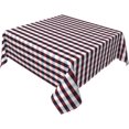 thumbnail image 1 of Square Tablecloth 60 x 60 Inch, Red Blue Plaid Tablecloth Square Waterproof Tablecloths Table Topper for Dining, Parties, Camping, 1 of 8
