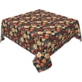 thumbnail image 1 of Square Tablecloth 60 x 60 Inch, Vintage Floral Tablecloth Square Water Resistant Tablecloth Decorative Tablecloths for Restaurant, Picnic, Indoor and Outdoor Dining, 1 of 8