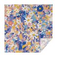 thumbnail image 1 of Square Tablecloth 60x60 Inch – Waterproof Polyester Printed Table Cover, Wrinkle Resistant & Washable for Kitchen Dining Picnic Party Decor, Single-v4-13, White, 1 of 6