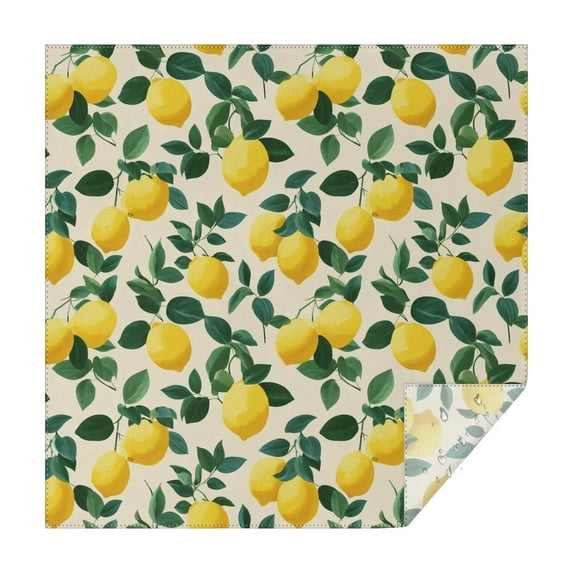 Square Tablecloth 60x60 Inch – Waterproof Polyester Printed Table Cover, Wrinkle Resistant & Washable for Kitchen Dining Picnic Party Decor, Single-v4-13, White