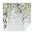 thumbnail image 1 of Square Tablecloth 60x60 Inch – Waterproof Polyester Printed Table Cover, Wrinkle Resistant & Washable for Kitchen Dining Picnic Party Decor, Single-v4-13, White, 1 of 6